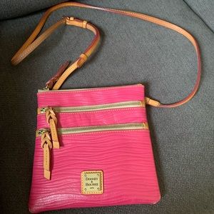 Dooney and Burke pink shoulder bag